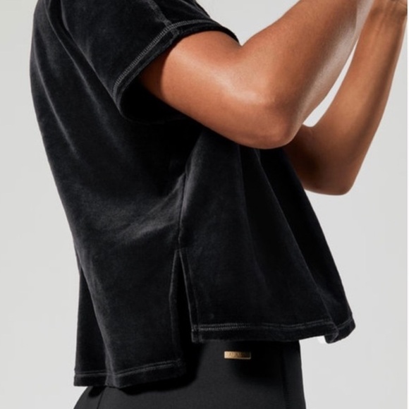 ALALA Champ Tee black velvet velour size L black - Picture 6 of 11